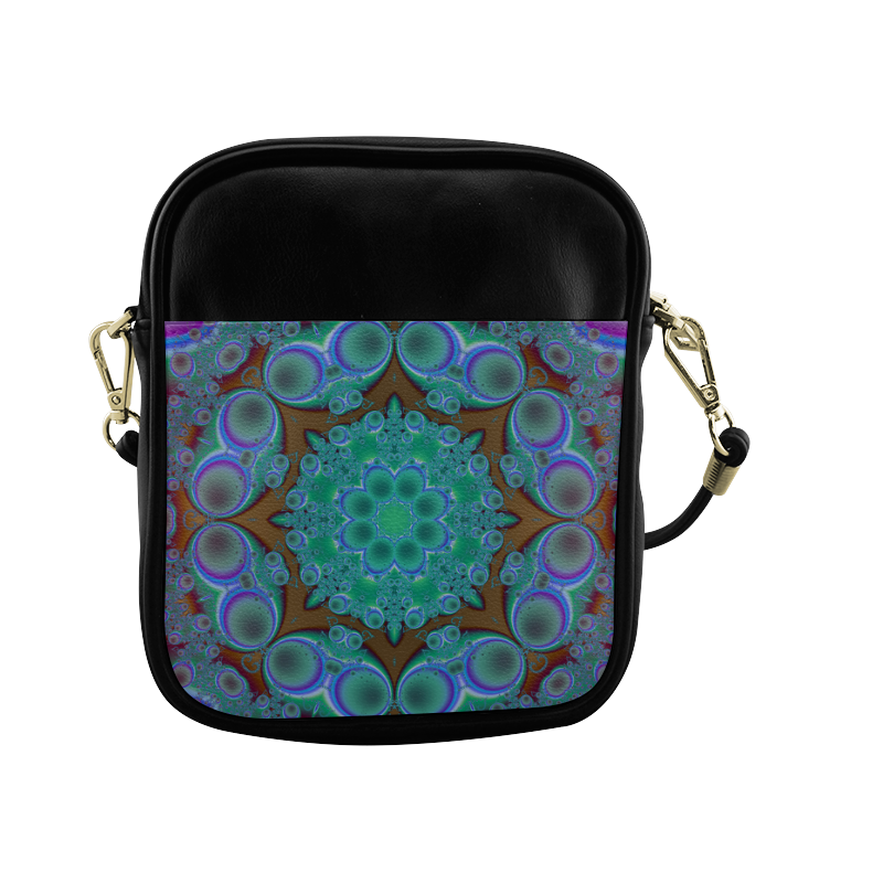 fractal pattern 1 Sling Bag (Model 1627)
