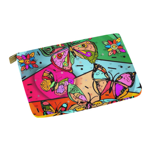 My Butterfly Popart by Nico Bielow Carry-All Pouch 12.5''x8.5''
