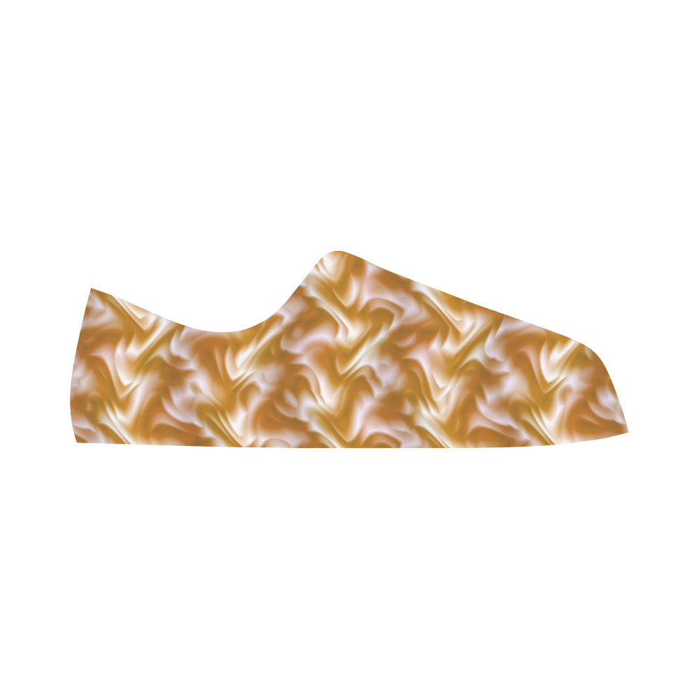 Chocolate Silk Rumple - Jera Nour Aquila Microfiber Leather Women's Shoes (Model 031)