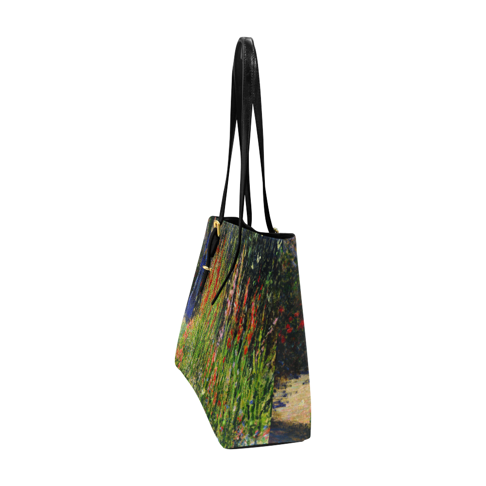 Gladioli Woman Parasol Garden Euramerican Tote Bag/Large (Model