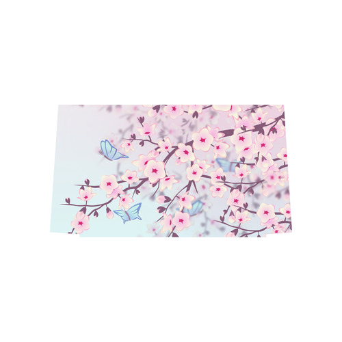 Cherry Blossoms Sakura Japanese Landscape Euramerican Tote Bag/Large (Model 1656)