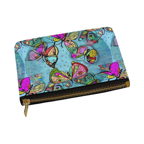 My Butterfly Popart by Nico Bielow Carry-All Pouch 12.5''x8.5''