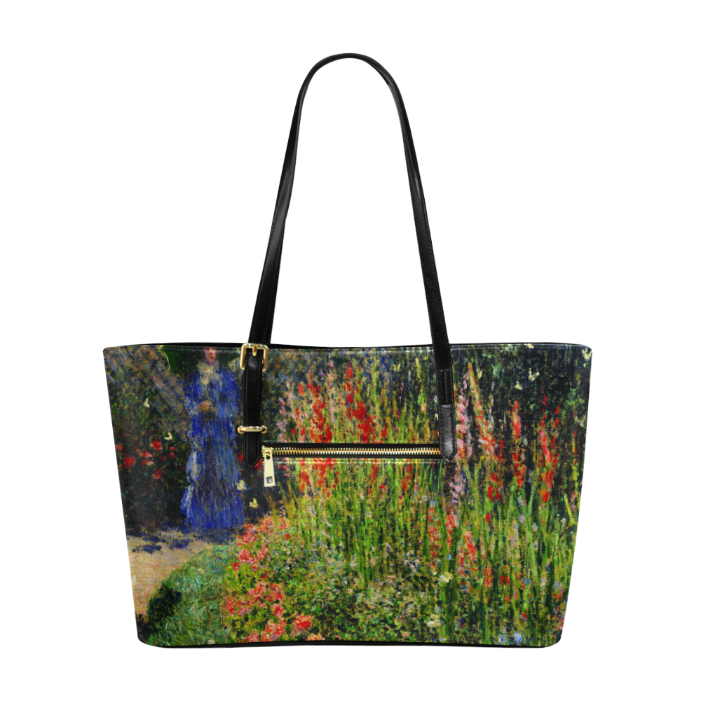 Gladioli Woman Parasol Garden Euramerican Tote Bag/Large (Model