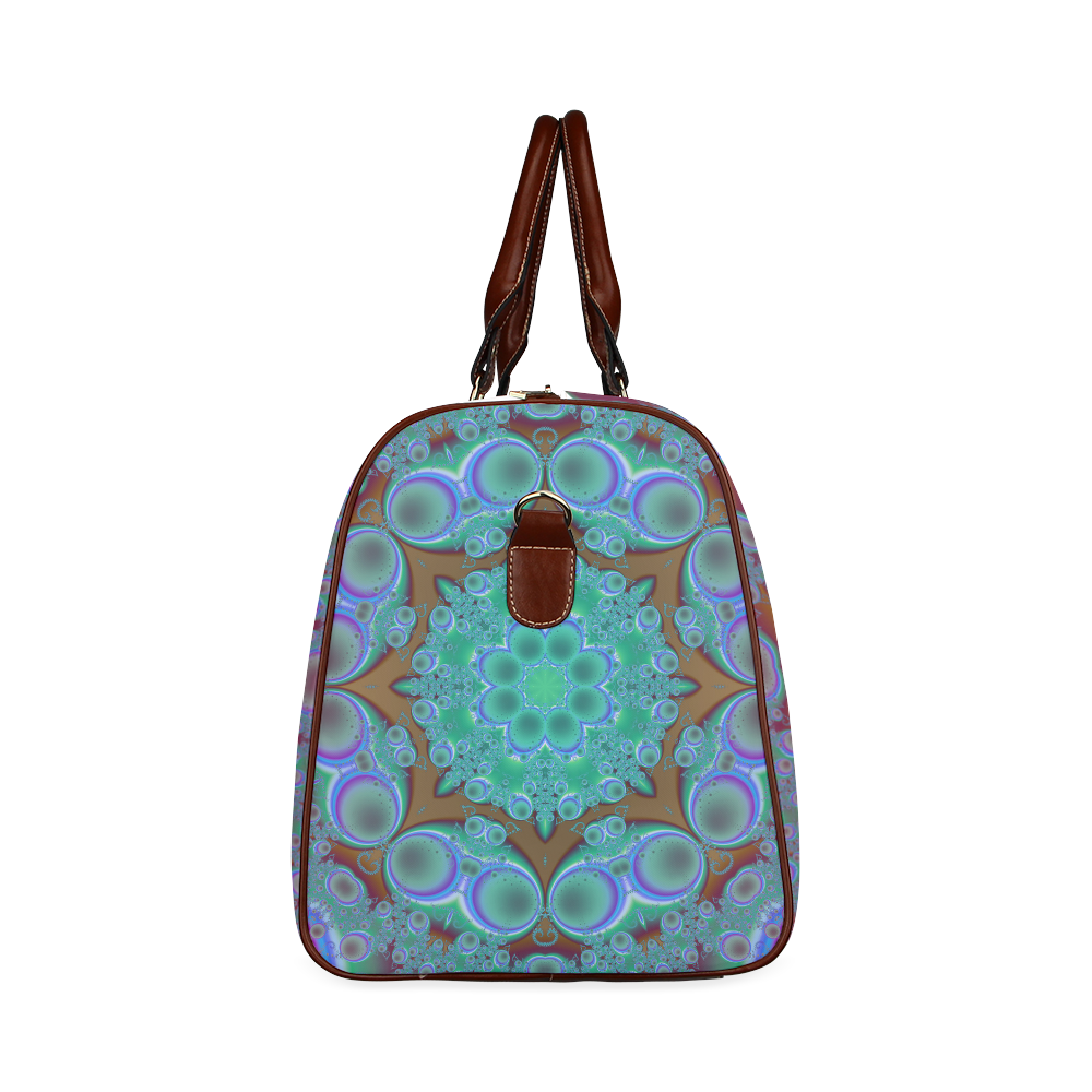 fractal pattern 1 Waterproof Travel Bag/Small (Model 1639)