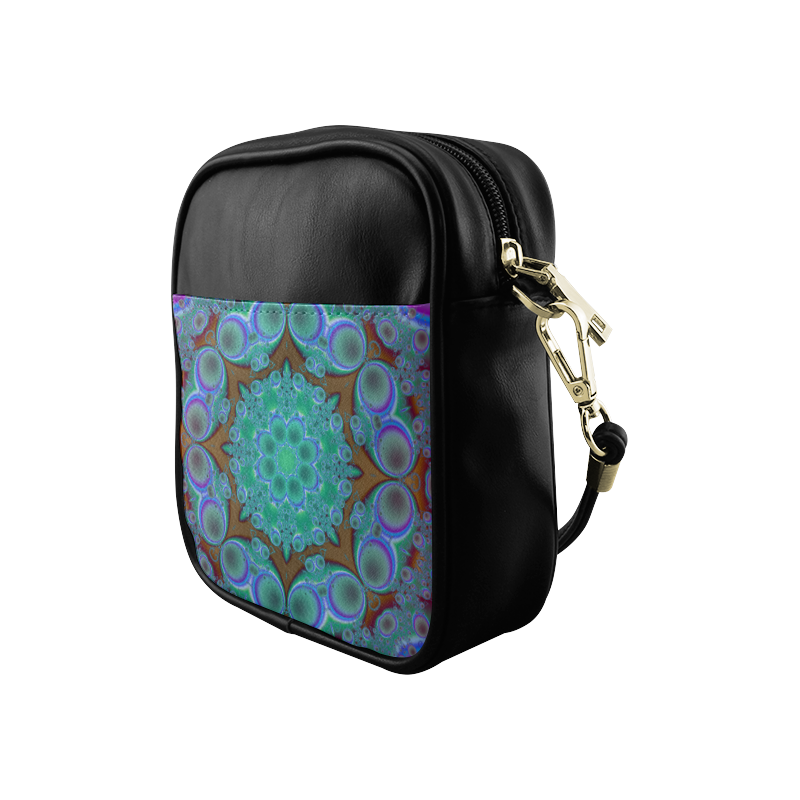 fractal pattern 1 Sling Bag (Model 1627)