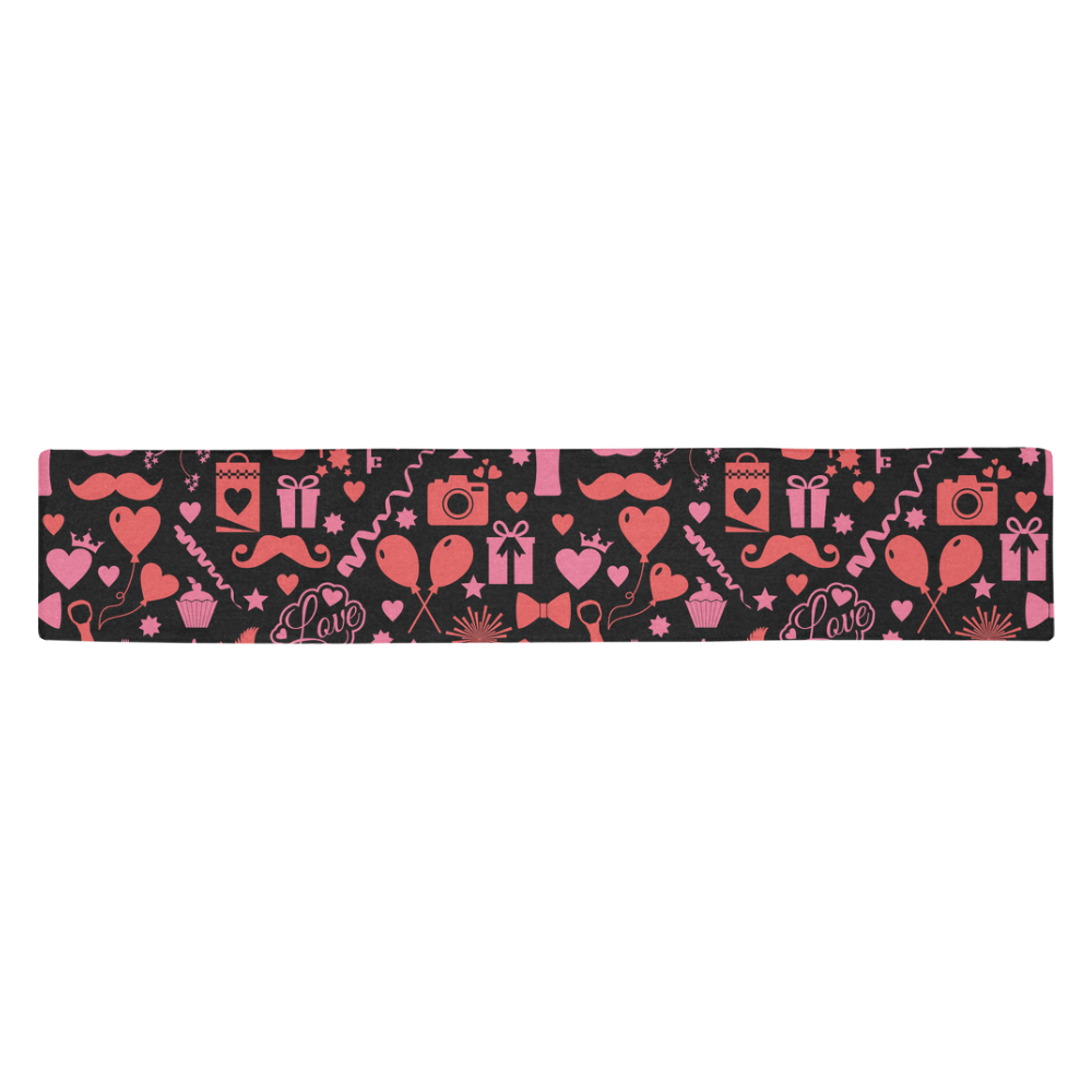 Pink Love Table Runner 14x72 inch