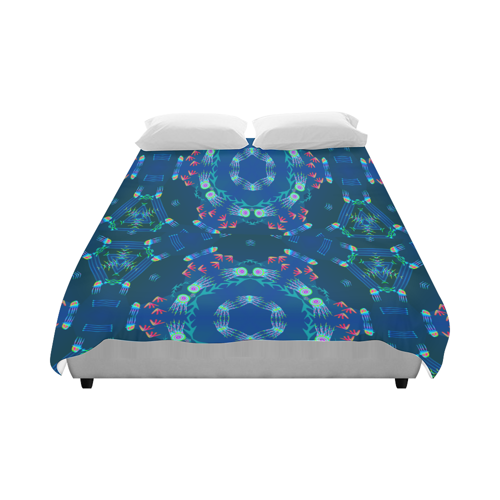Jellyfish circles Duvet Cover 86"x70" ( All-over-print)