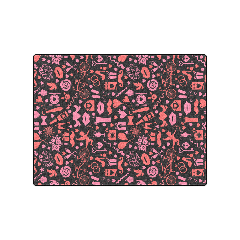 Pink Love Blanket 50"x60"