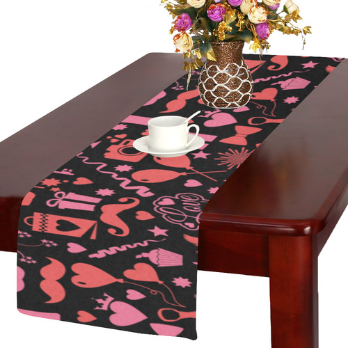 Pink Love Table Runner 14x72 inch
