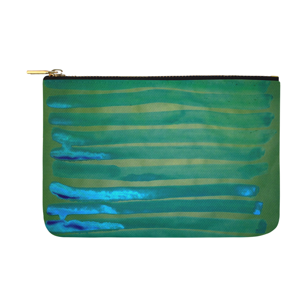 green Carry-All Pouch 12.5''x8.5''