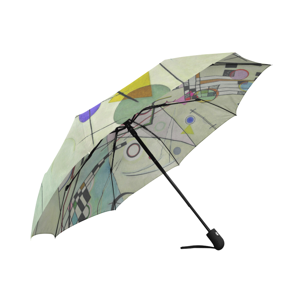 Kandinsky Composition 8 Abstract Painting Auto-Foldable Umbrella (Model U04)