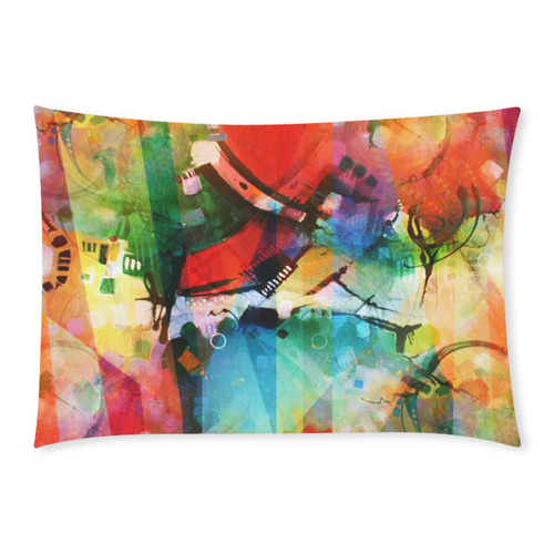 Jazz Color Storm Custom Rectangle Pillow Case 20x30 (One Side)