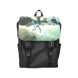 Dragon in a fantasy landscape Casual Shoulders Backpack (Model 1623)