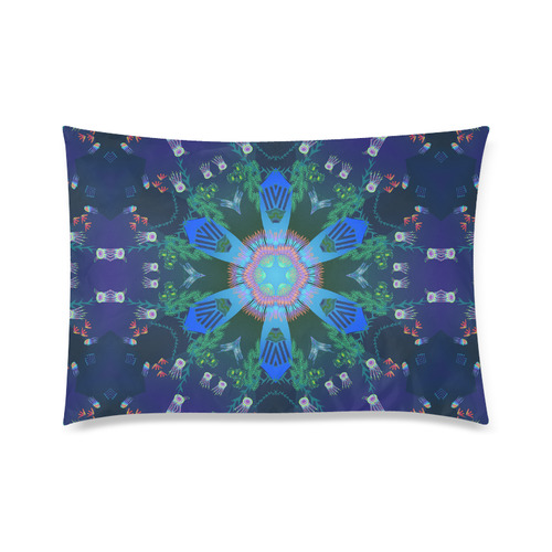 Flower jelly Custom Zippered Pillow Case 20"x30"(Twin Sides)