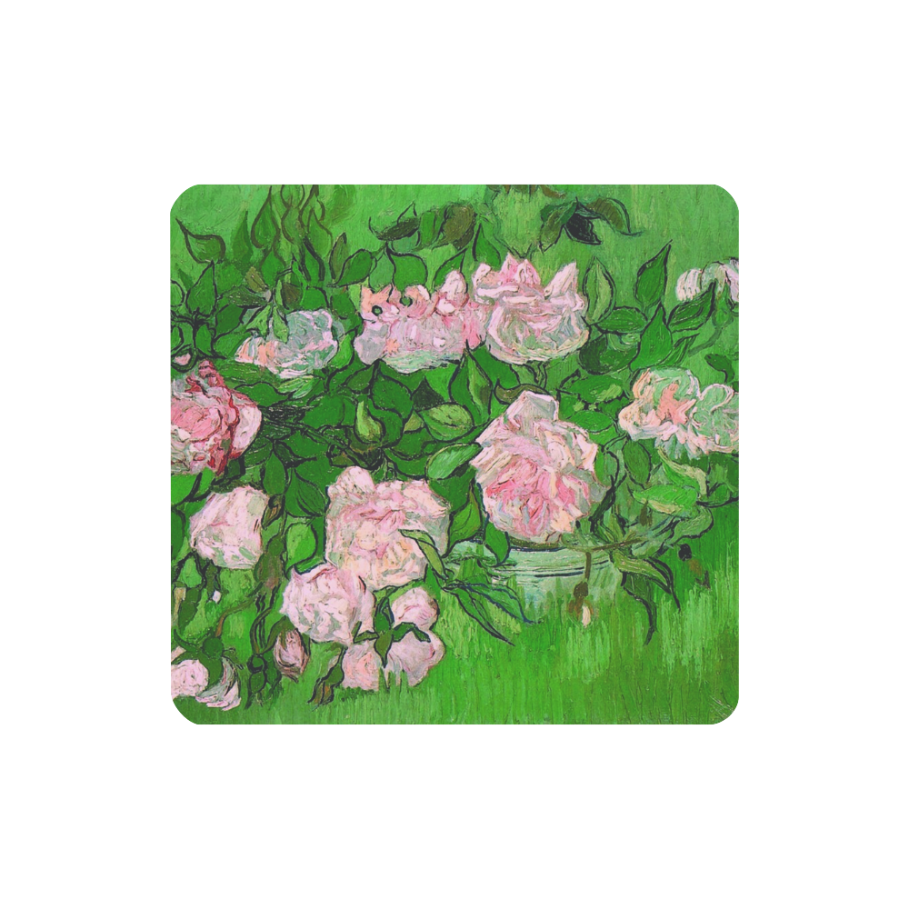Van Gogh Still Life Pink Roses Women's Clutch Purse (Model 1637)