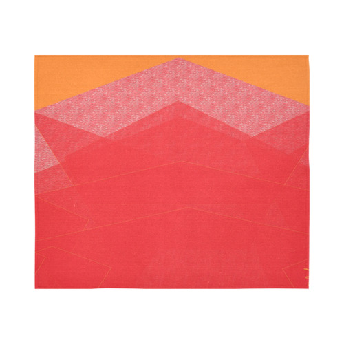 Sunset Mountain towel Cotton Linen Wall Tapestry 60"x 51"
