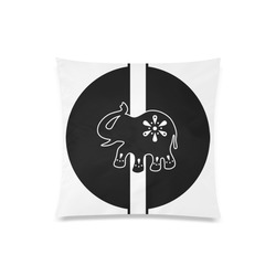 Modern Art Indian Elephant Custom Zippered Pillow Case 20"x20"(Twin Sides)