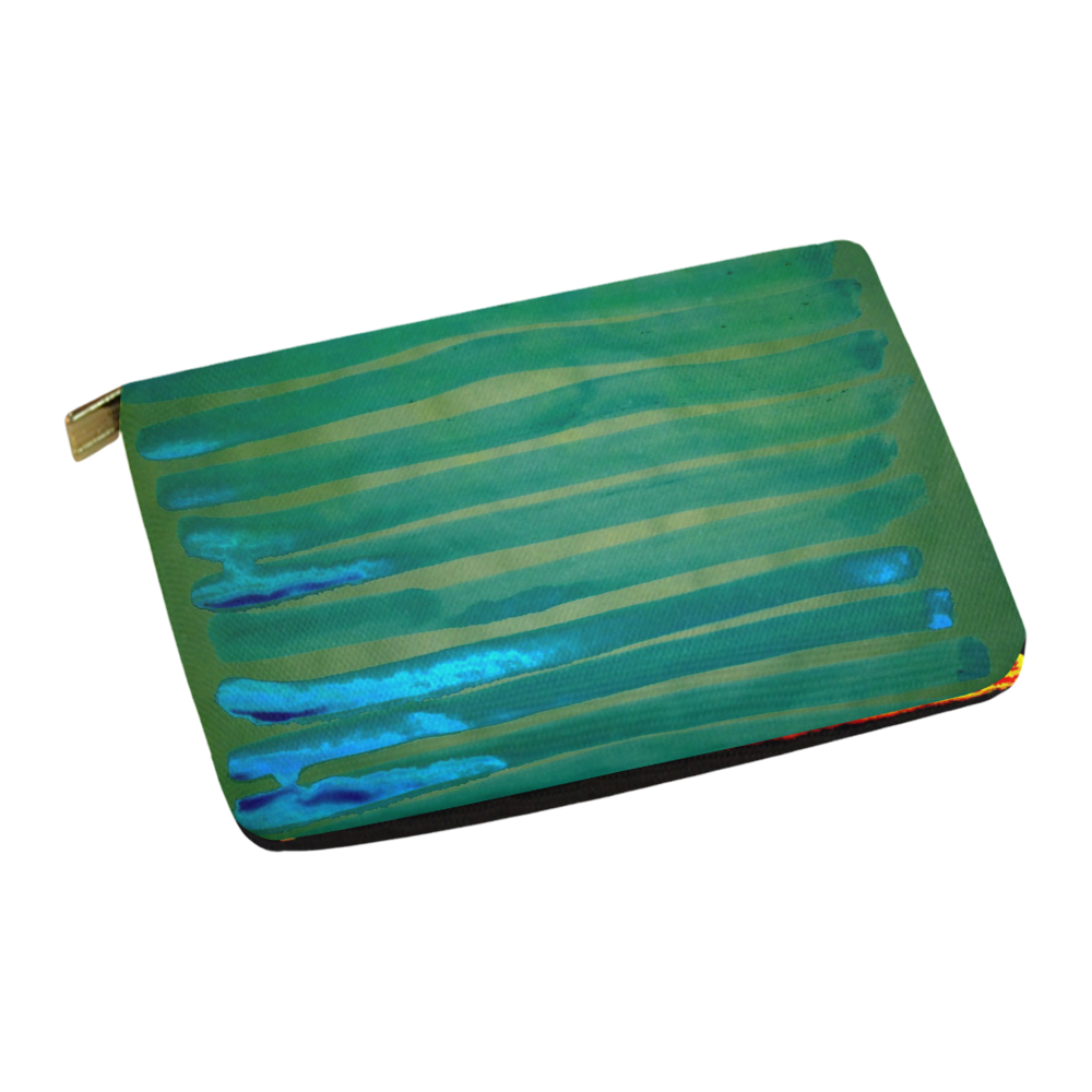 green Carry-All Pouch 12.5''x8.5''