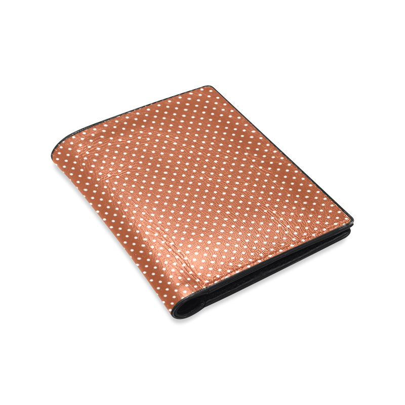 polkadots20160633 Men's Leather Wallet (Model 1612)