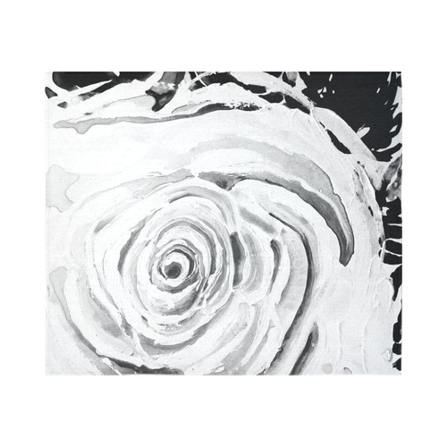 ROSES ARE PINK Cotton Linen Wall Tapestry 60"x 51"