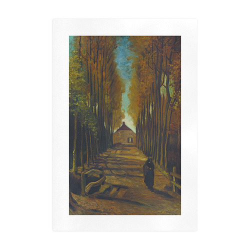 Van Gogh Poplars In Autumn Art Print 19‘’x28‘’
