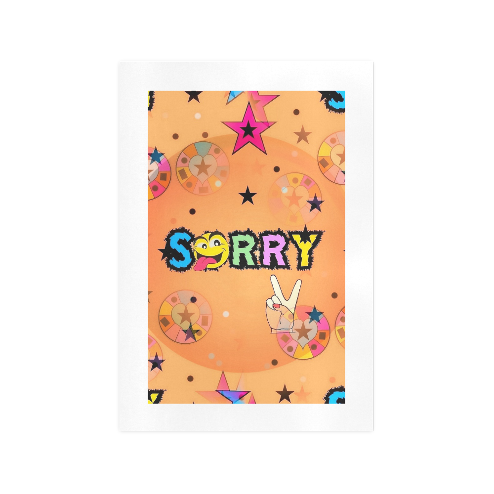 Sorry by Popart Lover Art Print 13‘’x19‘’