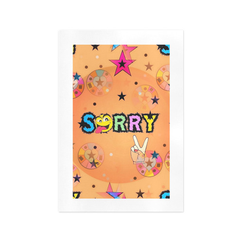 Sorry by Popart Lover Art Print 13‘’x19‘’