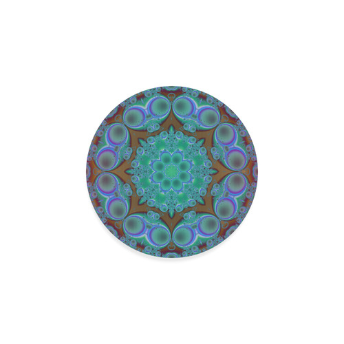 fractal pattern 1 Round Coaster