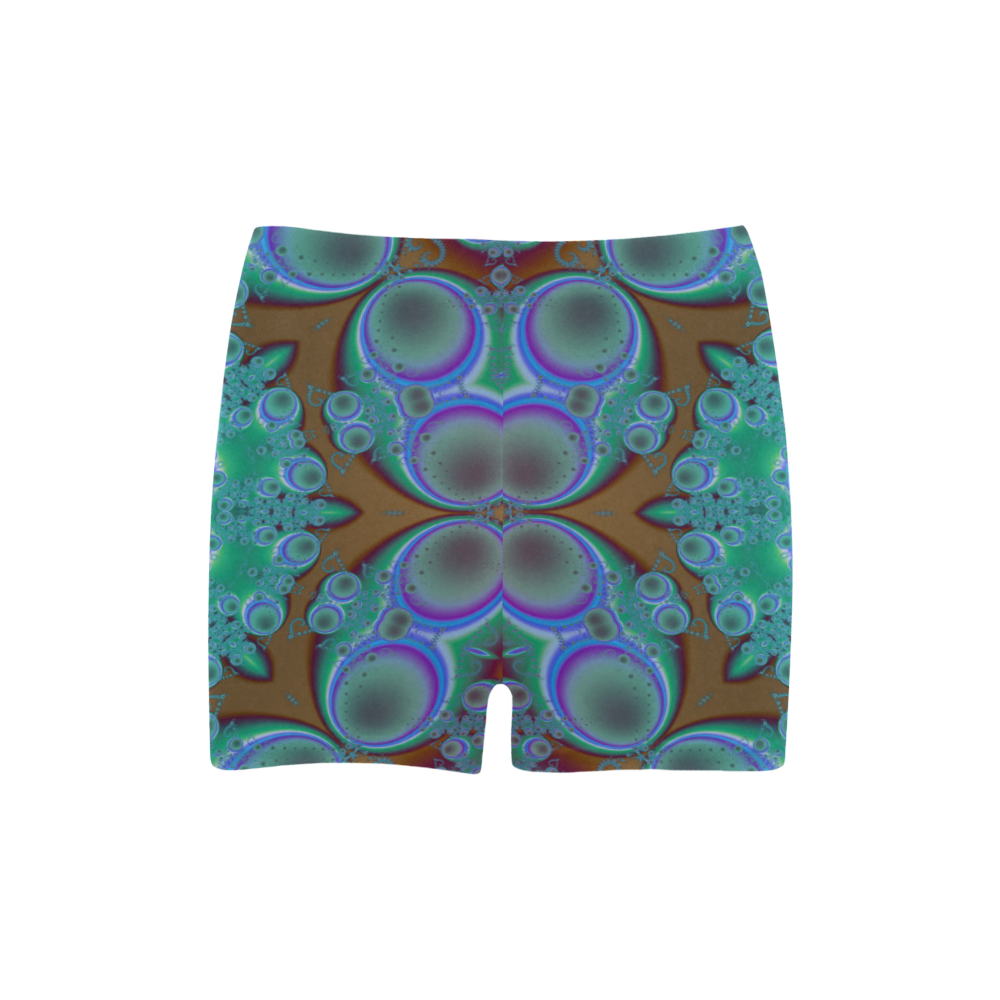 fractal pattern 1 Briseis Skinny Shorts (Model L04)
