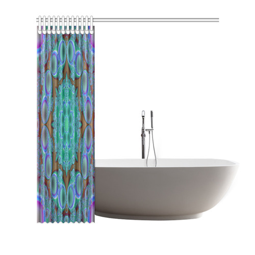 fractal pattern 1 Shower Curtain 72"x72"