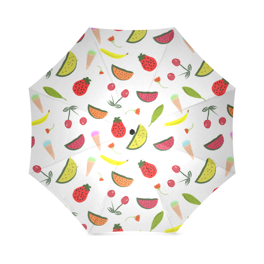 Vegan Goodies  Pattern Foldable Umbrella (Model U01)