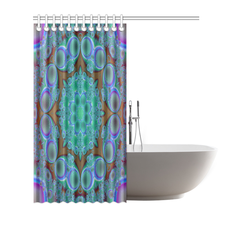 fractal pattern 1 Shower Curtain 72"x72"