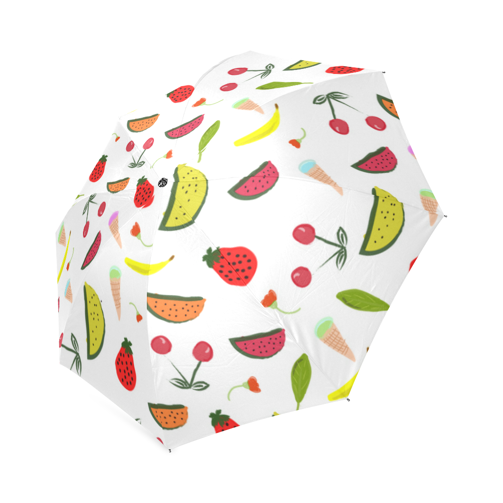 Vegan Goodies  Pattern Foldable Umbrella (Model U01)