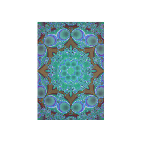 fractal pattern 1 Cotton Linen Wall Tapestry 40"x 60"