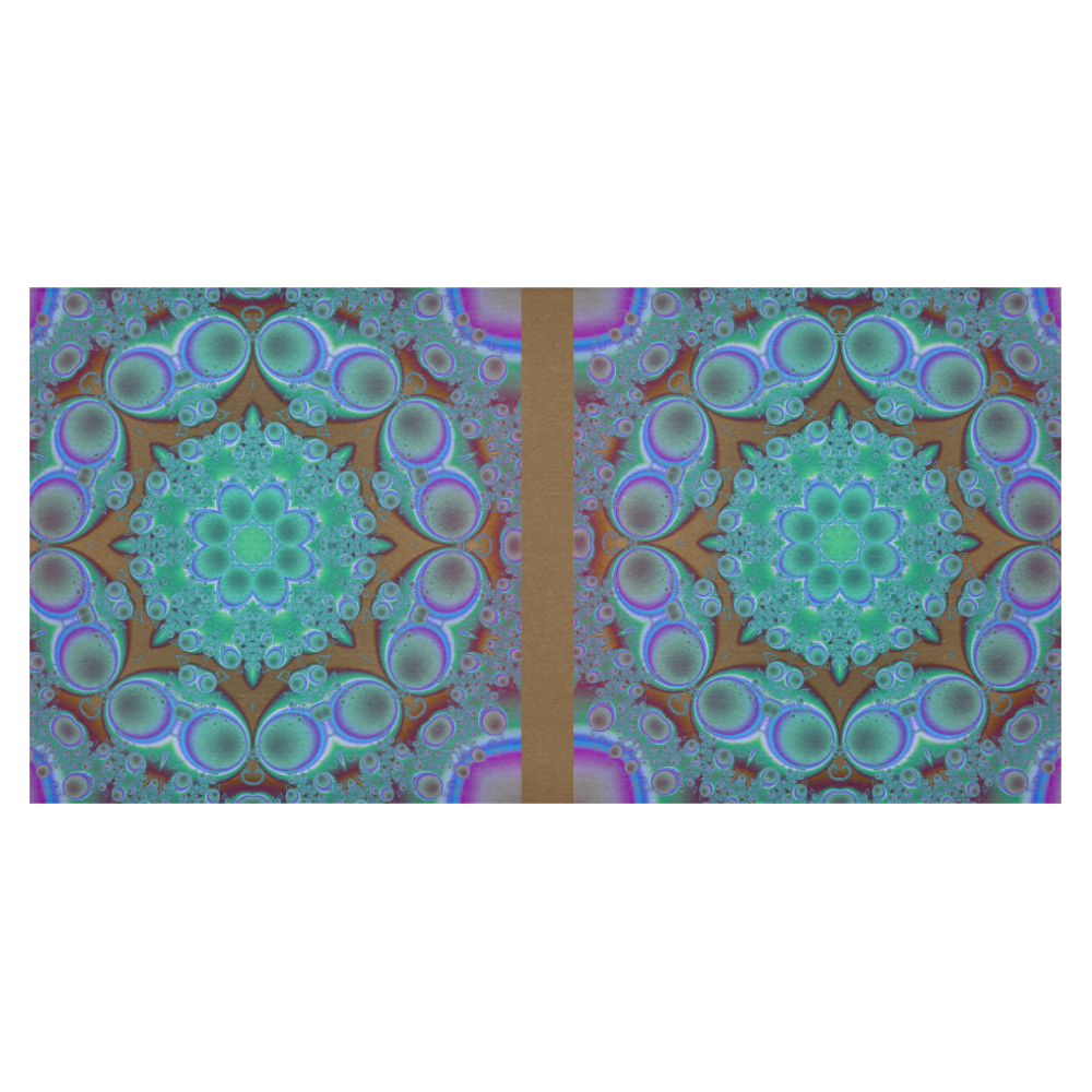 fractal pattern 1 Cotton Linen Tablecloth 60"x120"