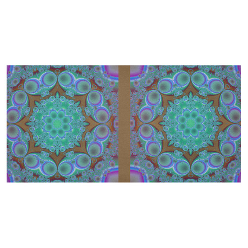 fractal pattern 1 Cotton Linen Tablecloth 60"x120"