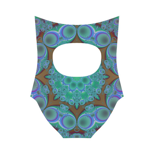fractal pattern 1 Strap Swimsuit ( Model S05)