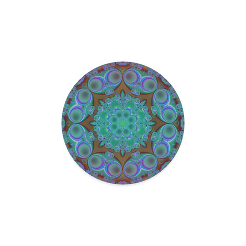 fractal pattern 1 Round Coaster