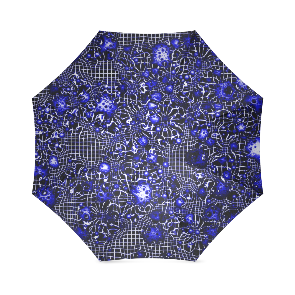 sci-fi fantasy cosmos blue by JamColors Foldable Umbrella (Model U01)