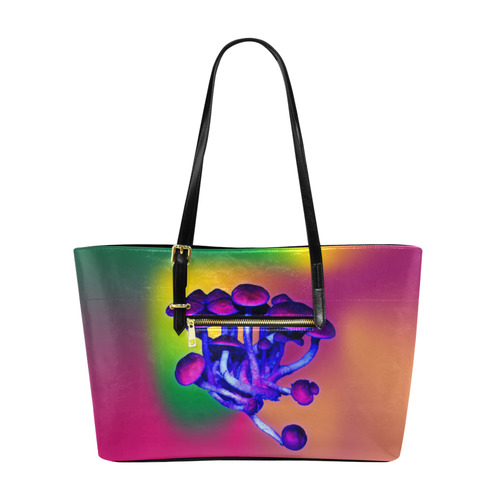 Magic Mushrooms Euramerican Tote Bag/Large (Model 1656)