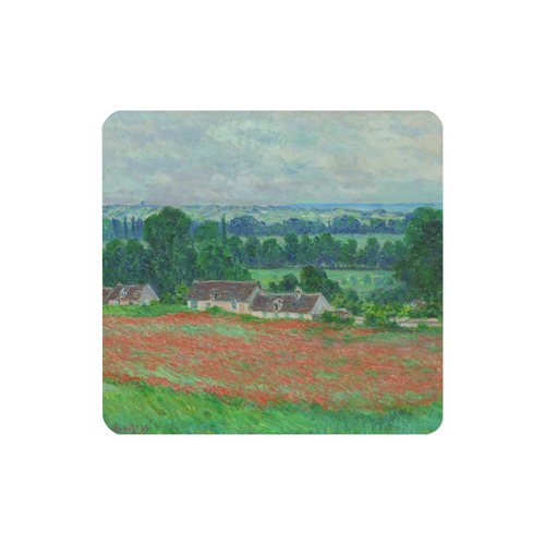 Claude Monet Field of Poppies Floral Women's Clutch Purse (Model 1637)