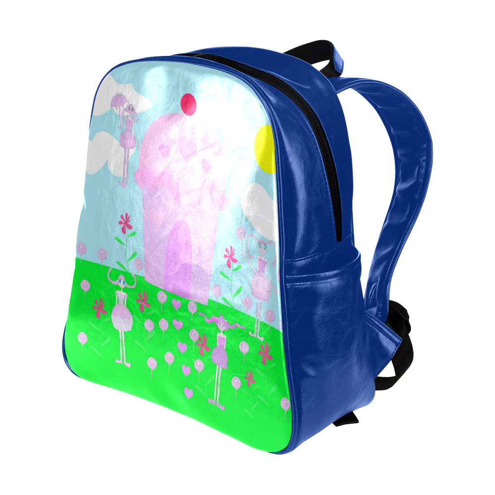 dollylolligirls backpack Multi-Pockets Backpack (Model 1636)