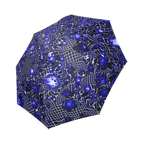 sci-fi fantasy cosmos blue by JamColors Foldable Umbrella (Model U01)