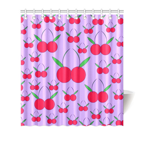 cherrieslavendershowercurtain Shower Curtain 66"x72"