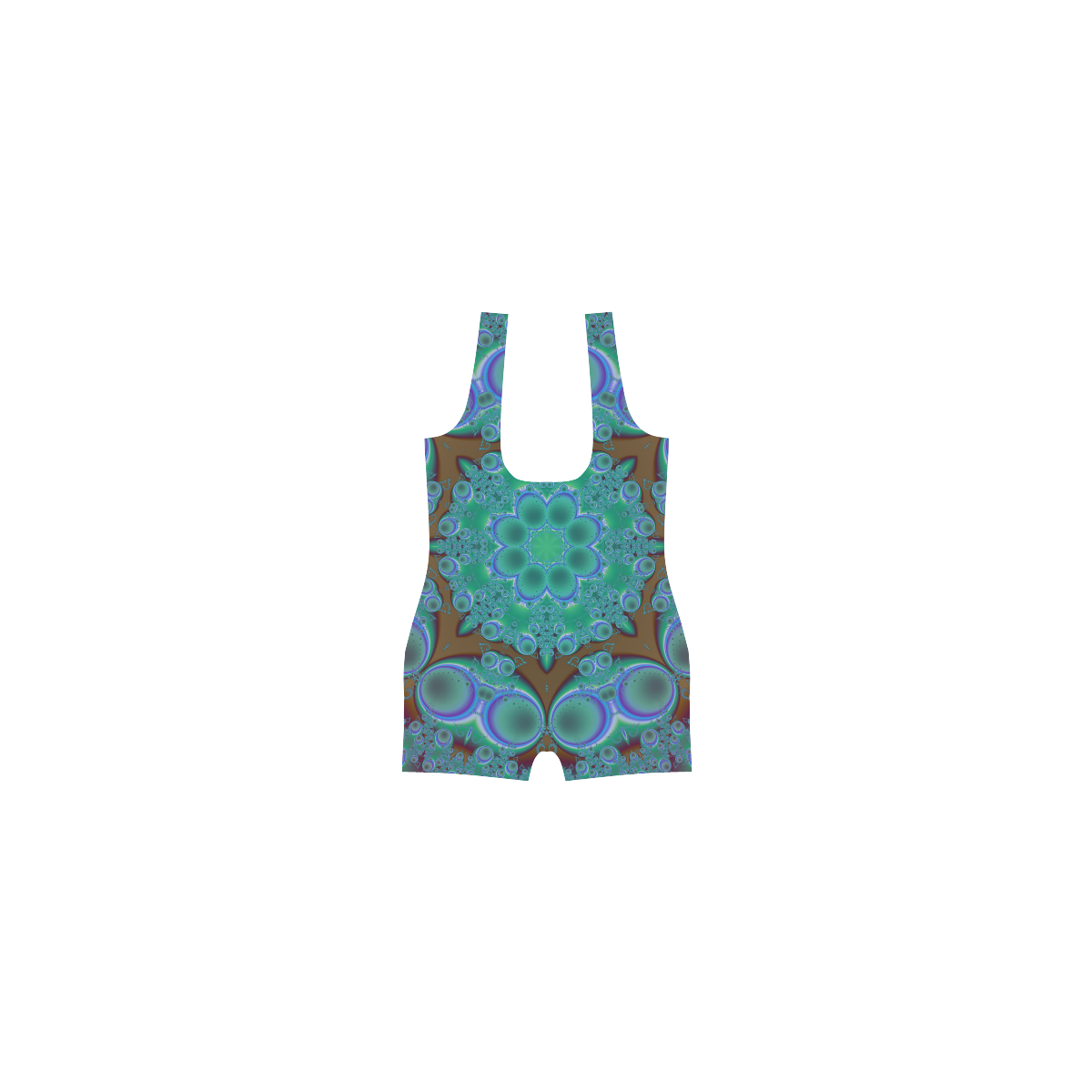 fractal pattern 1 Classic One Piece Swimwear (Model S03)