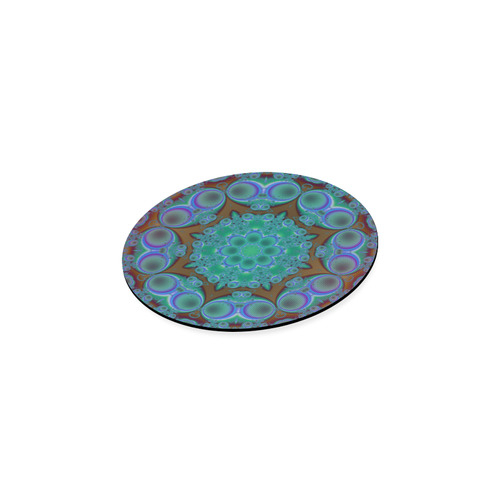 fractal pattern 1 Round Coaster