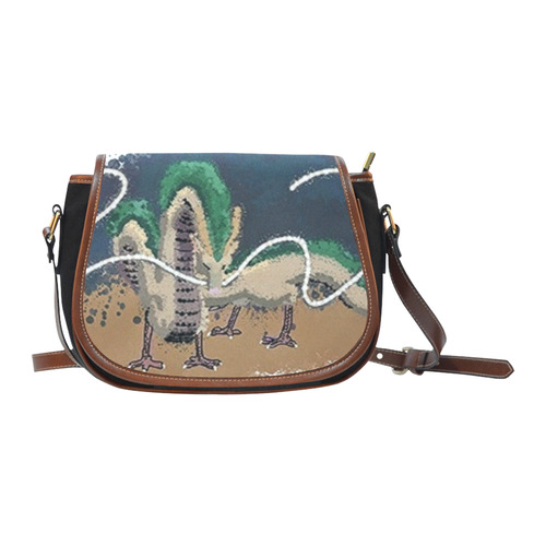 Spirited Away Saddle Bag/Small (Model 1649)(Flap Customization)