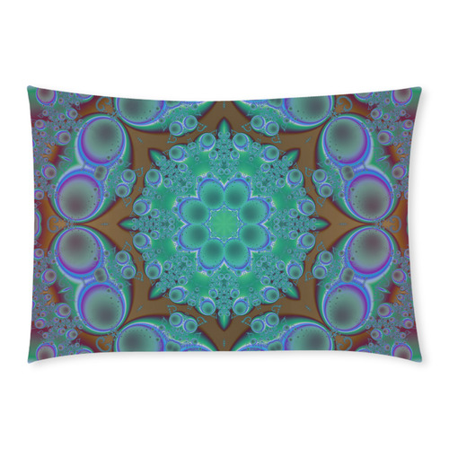 fractal pattern 1 Custom Rectangle Pillow Case 20x30 (One Side)