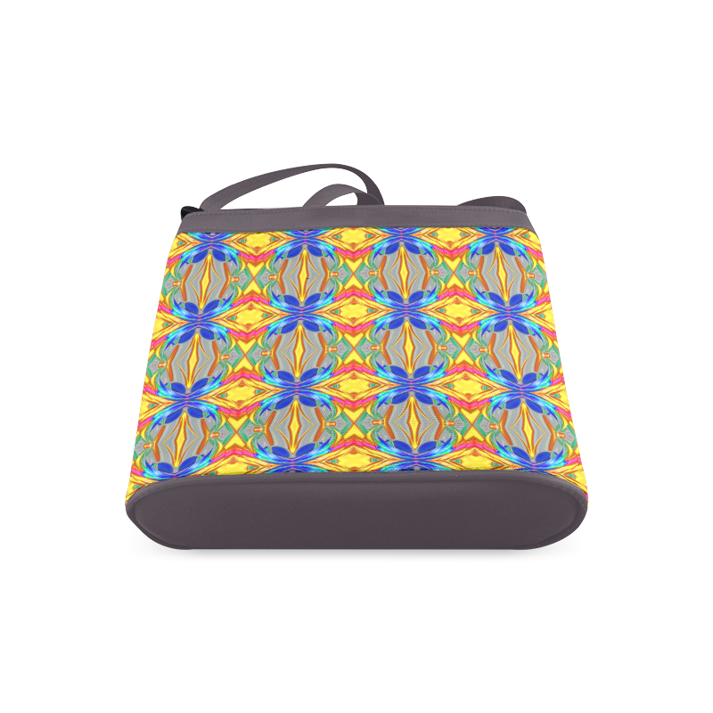 Abstract Colorful Ornament A Crossbody Bags (Model 1613)