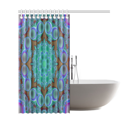 fractal pattern 1 Shower Curtain 69"x72"